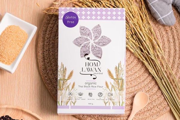 HOM LAWAN organic Thai Black Rice Flour